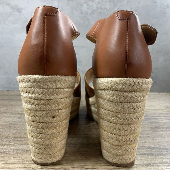 Nine West~”Adell8” Women’s Brown Jute Wedge Heel Sandal~Size 10M~NWOT - Picture 5 of 9